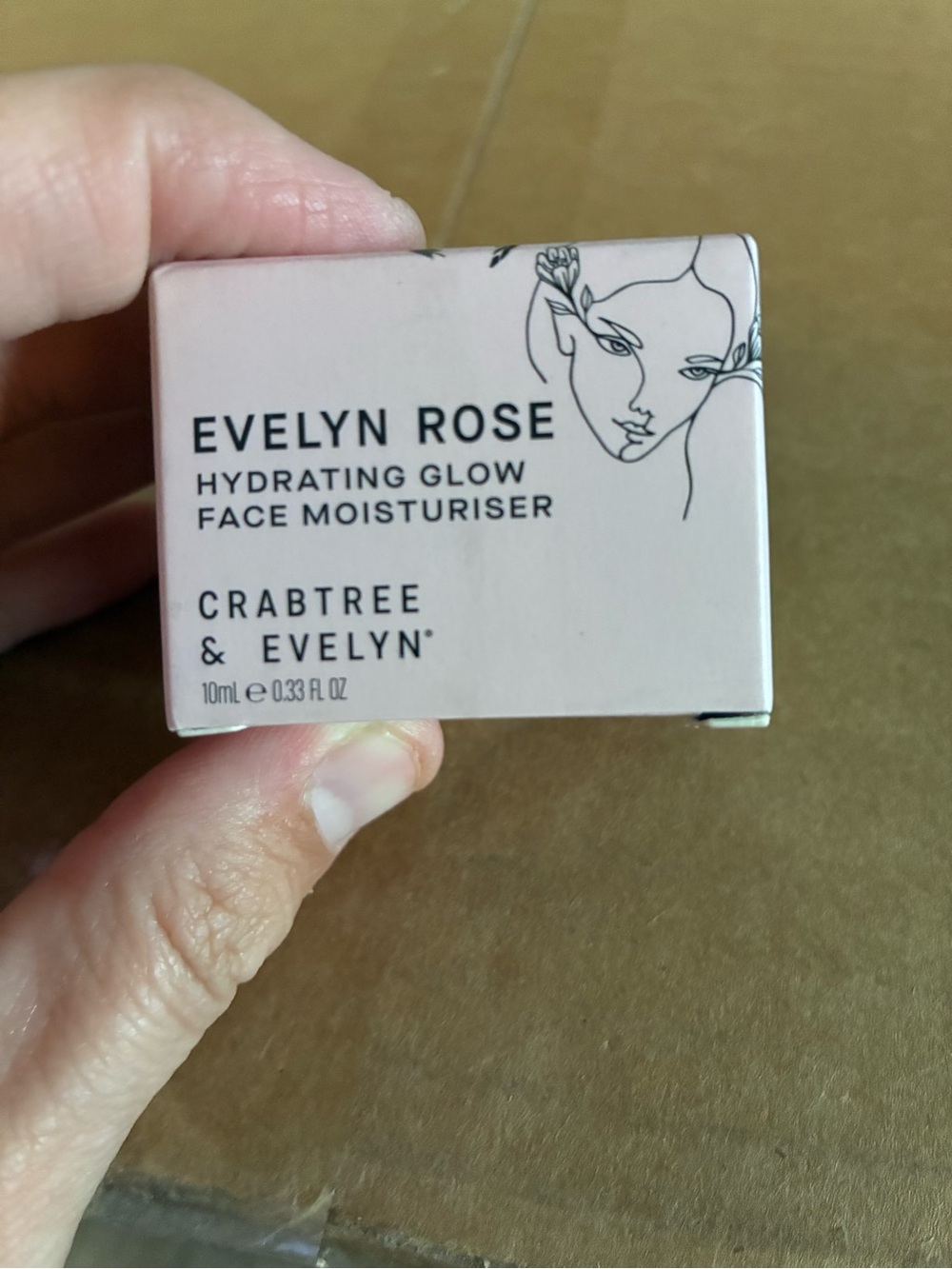 Crabtree & Evelyn Hydrating Glow Face Moisturiser — Pale Pink Packaging